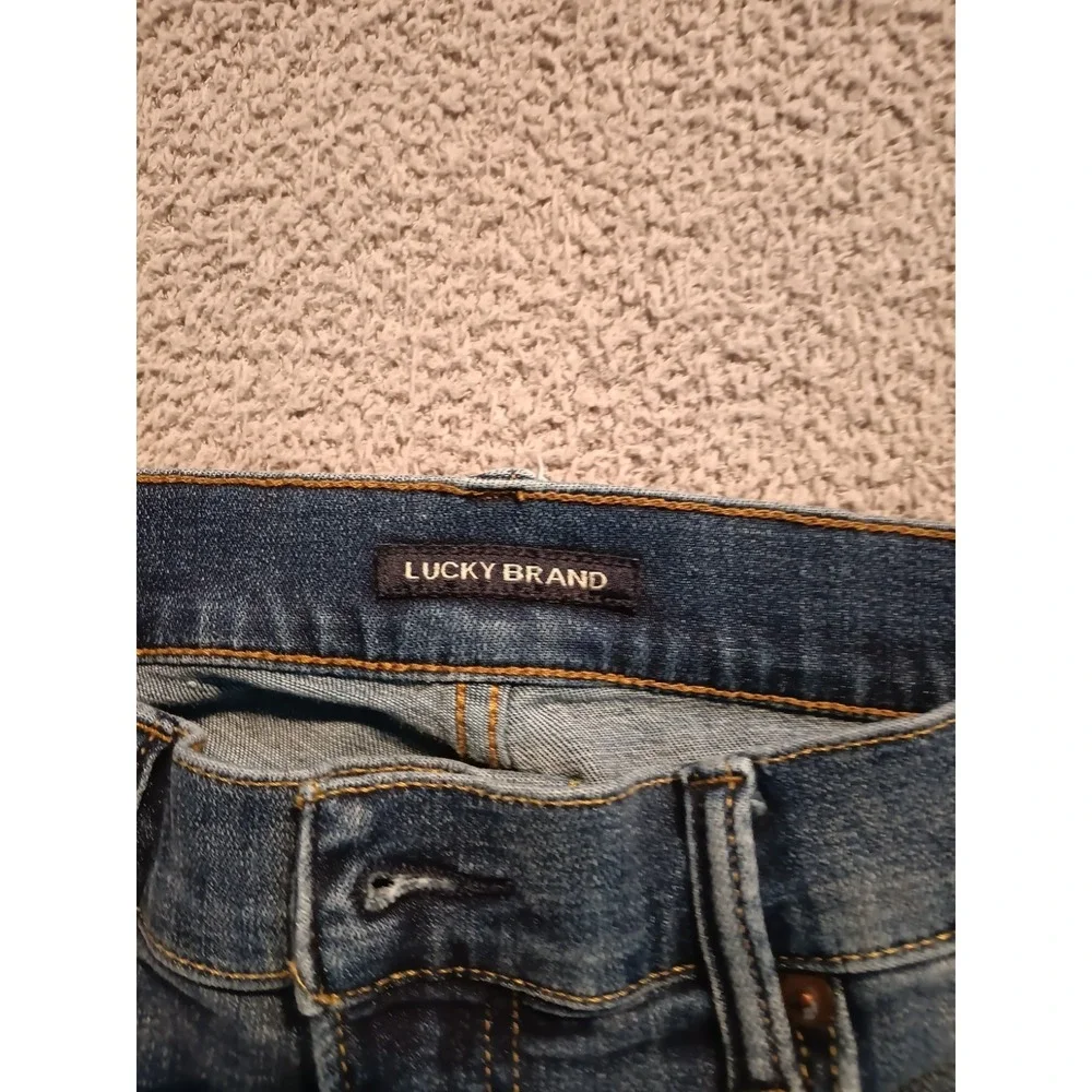 Lucky Brand Men's Skinny Jeans W31 L30 Blue Denim Medium Wash Stretch